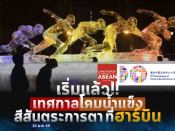 งานเทศกาลโคมน้ำแข็งฮาร์บิน ครั้งที่ 48 (Harbin Ice Lantern Fair) ที่เมืองฮาร์บิน