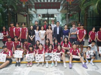 曼谷中国文化中心与泰国布洛姆思格罗夫学校携手举办中国文化体验活动